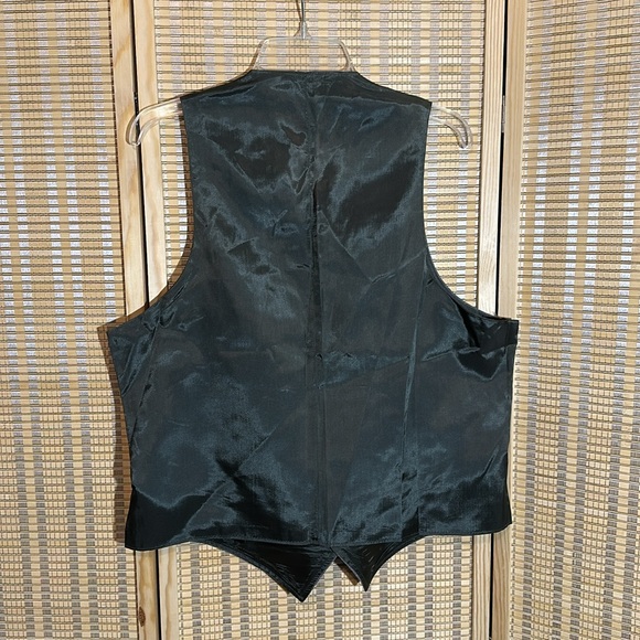 Vintage Men's Two Tone Gray Pinstripe Career Suit Vest No Tags - Picture 10 of 15